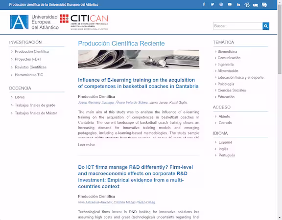 Uneatlantico ScreenShot